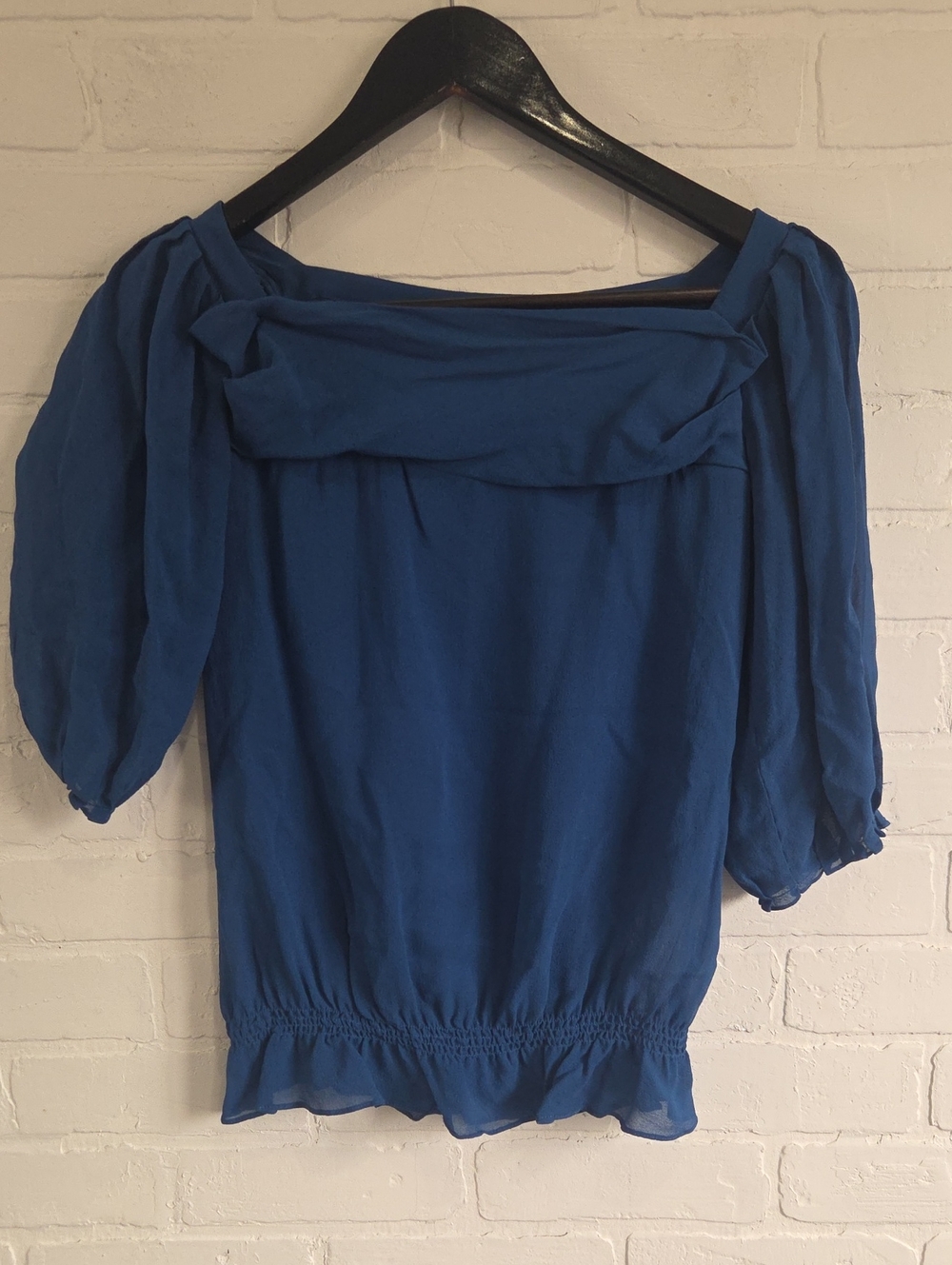 Ted Baker London Silk Puff Sleeve Blouse